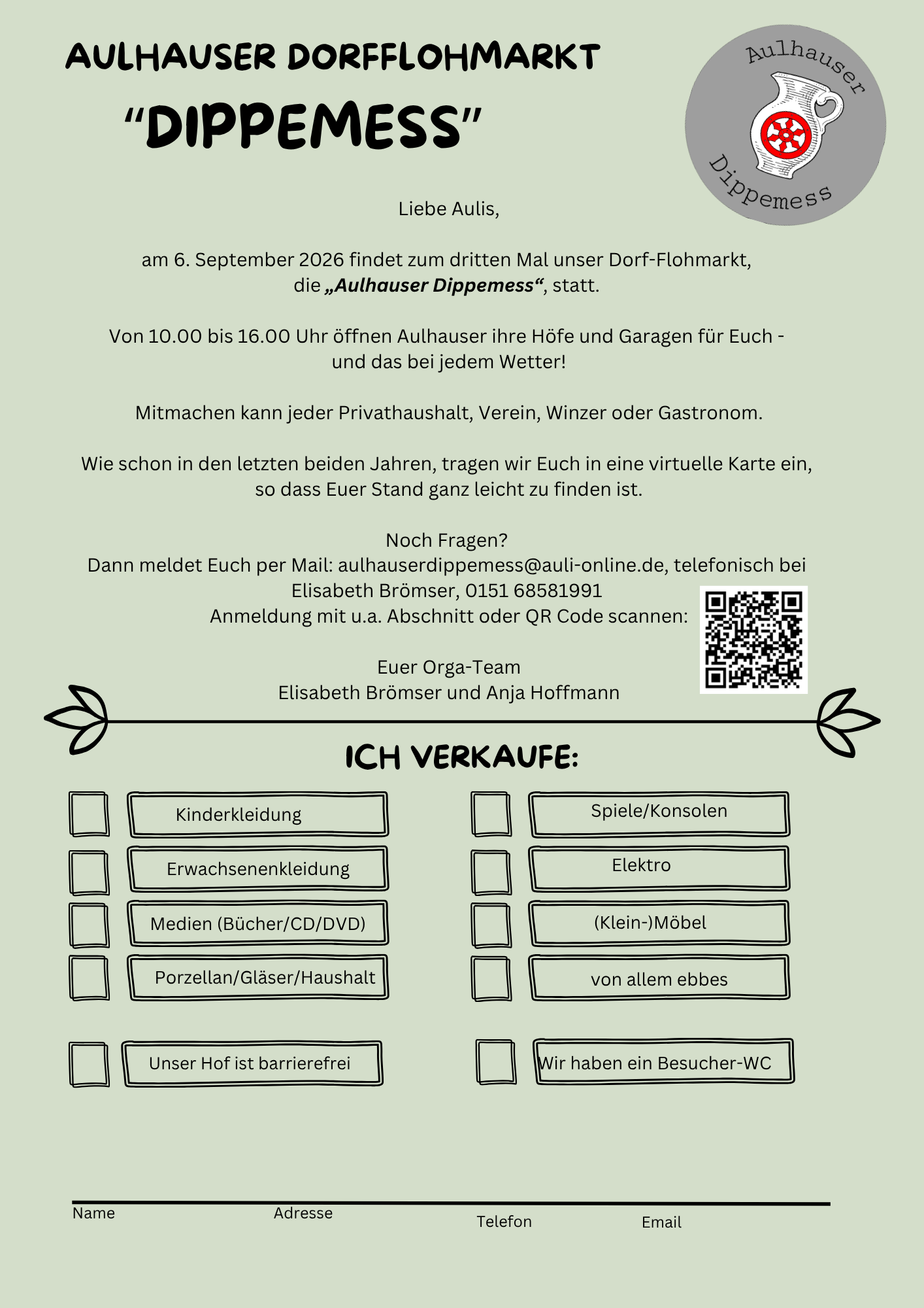 Flyer A5 Rückseite